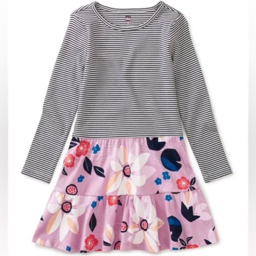 Tea Collection Tiered skirted twirl dress
